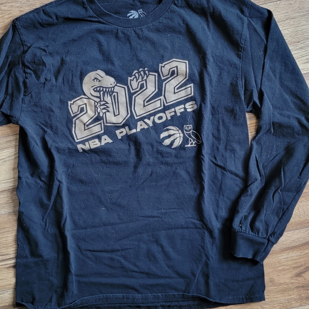 OVO Raptors NBA Black long sleeve t-shirt L Drake